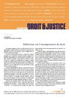 Recherche Droit et Justice n°27