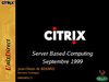 Présentation Citrix