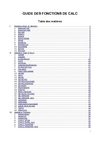 Open Office - GUIDE DES FONCTIONS DE CALC