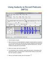 Using Audacity to Record Podcasts