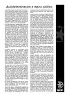 Documento: Autodeterminación e marco político