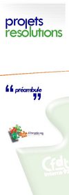 1. Préambule aux résolutions