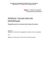 Améliorer l’accueil dans les bibliothèques : Propositions pour une extension des horaires d’ouverture