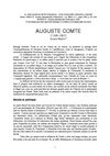 Grands penseurs en éducation- Auguste Comte