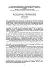 Grands penseurs en éducation- Adolpfe Ferrière