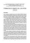 Grands penseurs en éducation- Francisco Giner de Los Ríos
