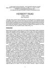 Grands penseurs en éducation- Herbert Read