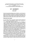 Grands penseurs en éducation- Burrhuf Frederic Skinner