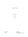 BROTHERS BLOOD (SCREENPLAY)