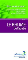 Le rhume de l'adulte