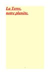 6ème - La Terre, notre planète - présentation