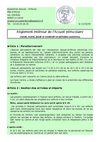 Règlement intérieur Accueil périscolaire Le Cellier 2008-2009