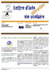 Lettre d'info vie scolaire, septembre 2008