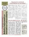 Boletin Informativo: Iniciativa Universitaria