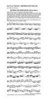 N 24 Patterns for improvisation d'Oliver Nelson