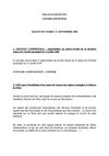 Compte-rendu du conseil municipal du mardi 23 septembre 2008