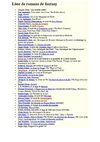 Liste de romans de fantasy