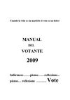 Manual del Votante 2009 El Salvador