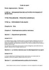CODE DU SPORT-Partie réglementaire - Décrets