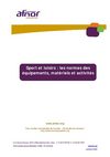 AFNOR : les normes des équipements, matériels et activités