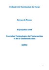 Revue de presse - Septembre 2008