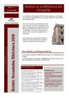 Boletín nº1 novedades 2008