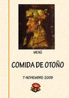 Menú de otoño