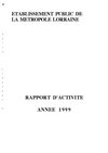Rapport d'Activités - EPF Lorraine 1999