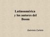 Los autores y el Boom