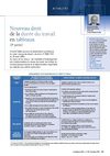 Le nouveau droit de la durée du travail en tableaux (2ème partie)