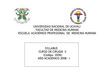 Syllabus . Cirugía . Capítulo Ortopedia y Traumatología