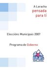 Programa eleitoral do BNG da Laracha para as eleccións municipais do 2007