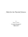 Math for the physical sciences