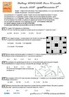 Challenge WIMS 2008 questionnaire seconde