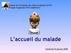 L'accueil, premier maillon de la chaîne de soins