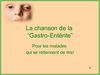 La gastro est de saison