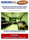 Conseil communautaire de la CCPL (28 janvier 2009)