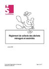 Règlement de collecte des déchets ménagers et assimilés
