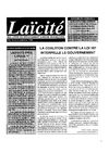 Laïcité Vol 14 no 2 (1994)