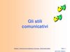 Stili comunicativi