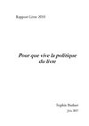 Rapport livre 2010 