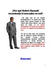 ¿Por qué R. Kiyosaky recomienda el mercadeo en red?