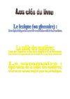 les clés du livre