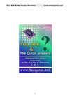 You ask&the Quran answers