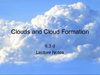 Cloud Formations and Types