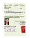 From A Writers POV Online Magazine March Edition