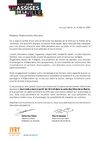 Lettre de lancement des Assises 2009 - Ivry-sur-Seine