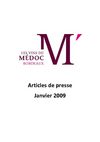 Articles de presse MEDOC jan09