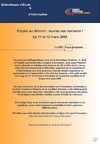 Bibliographie : Emploi au féminin