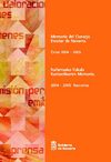 Memoria de actividades, curso 2004/2005